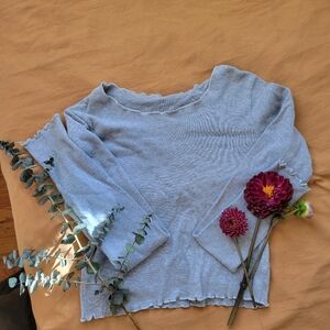 Elegant Light Gray Women's Long Sleeve